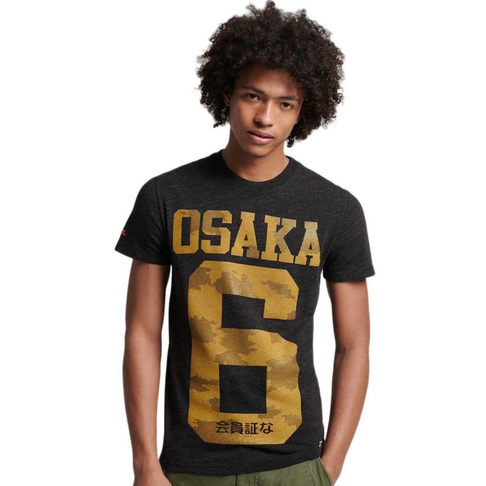 Superdry Osaka Etallic T-shirt in Black for Men | Lyst