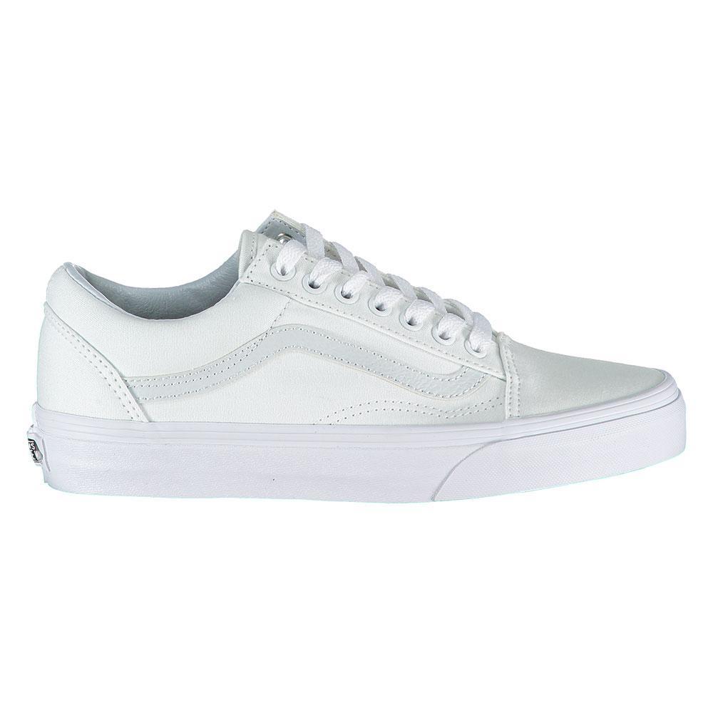 vans old skool v true white