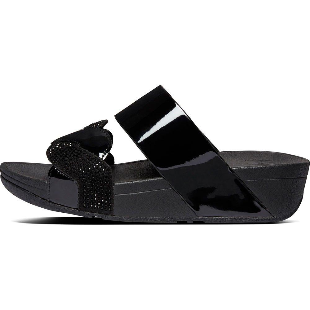 Fitflop Paisley Glitter Rope Slides in Black - Lyst