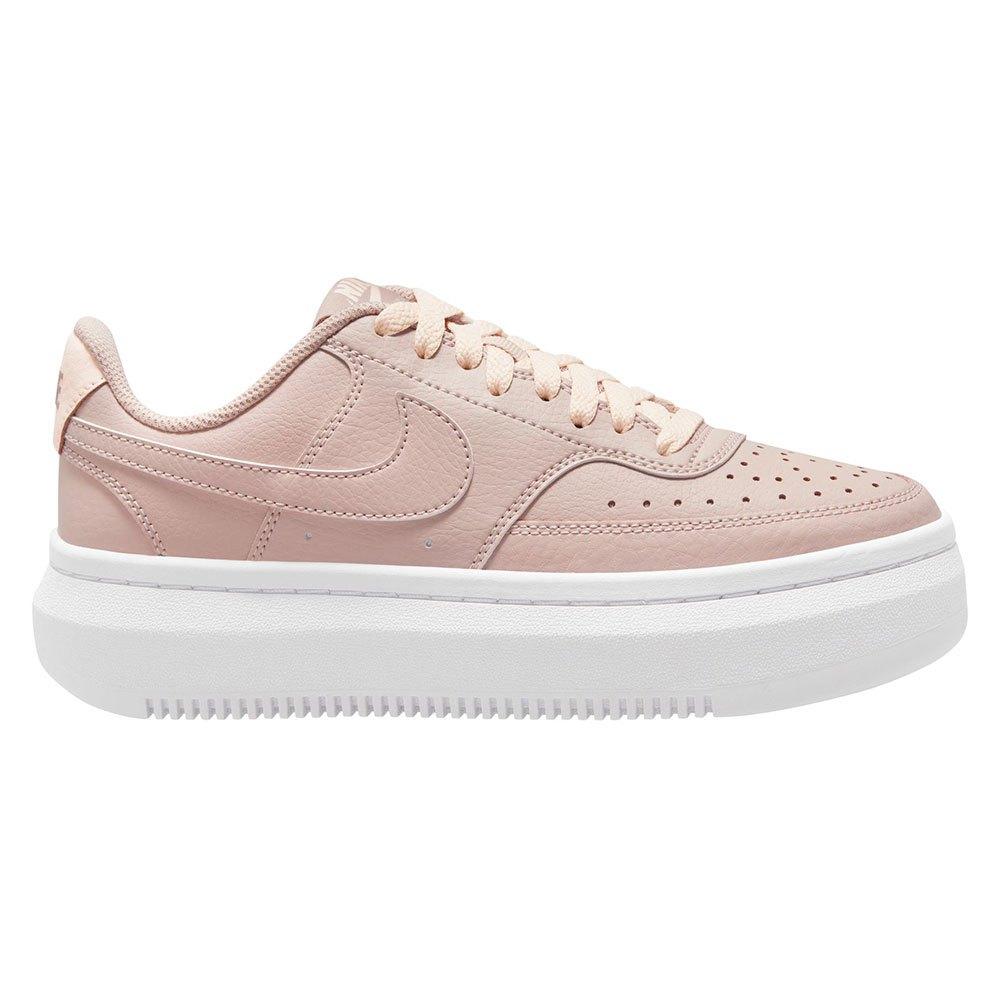 Nike Leather Court Vision Alta Shoes Trainers in Pink | Lyst