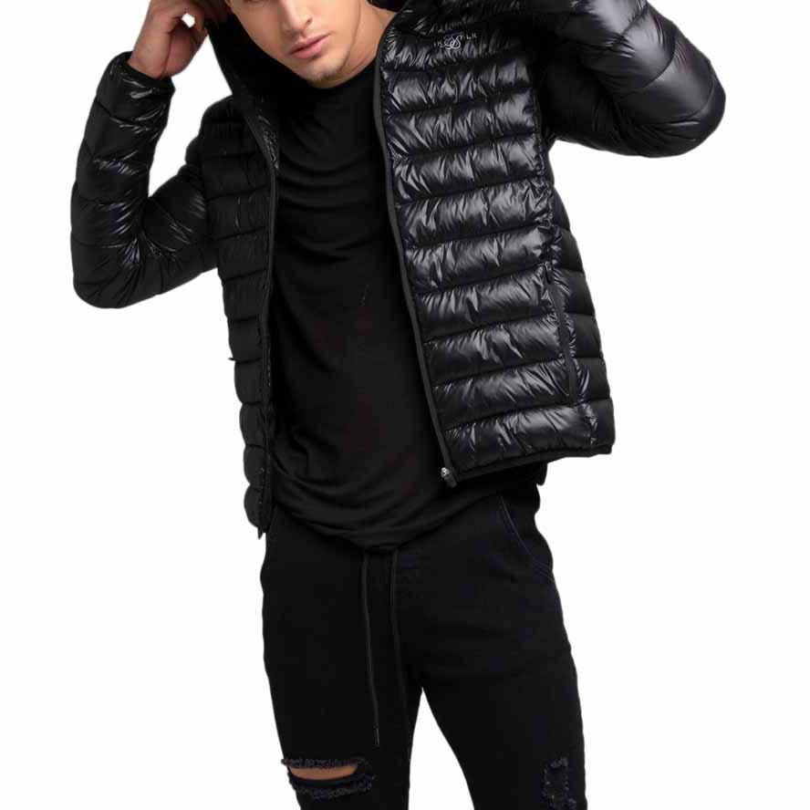 black mens bubble coat