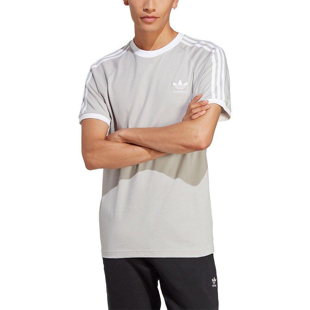 adidas Originals Adicolor Classics 3 Stripes Short Sleeve T-shirt in Gray  for Men | Lyst