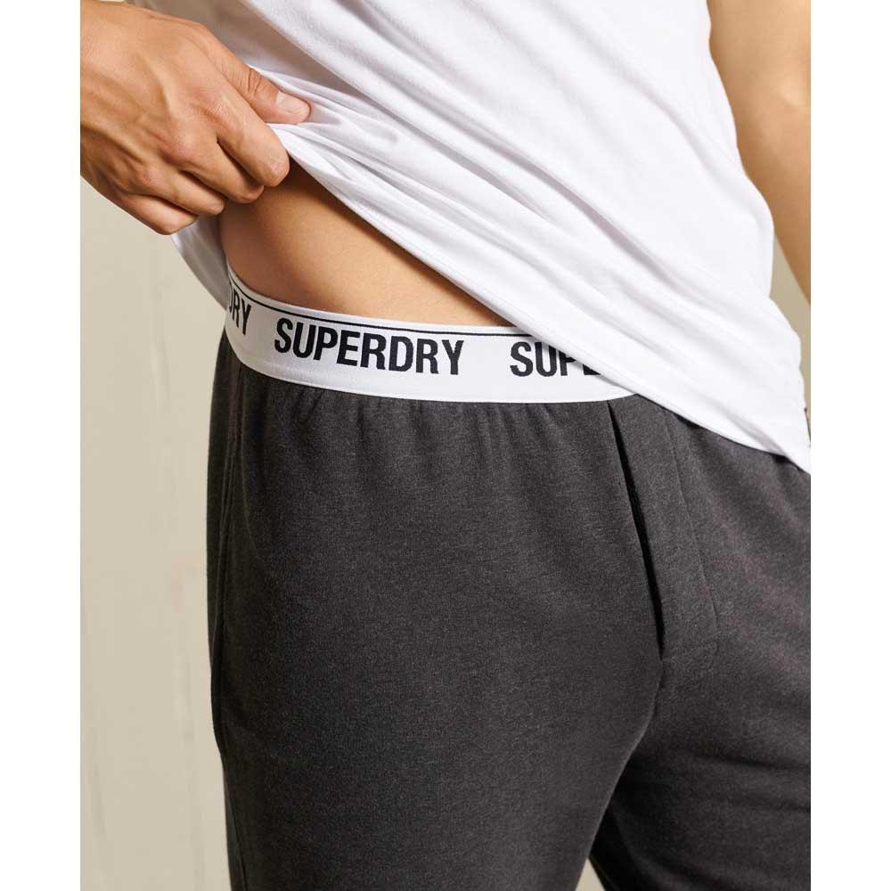 Superdry Uperdry Loopback Pj Pajama Long Pant in Black for Men | Lyst
