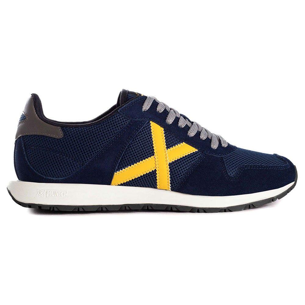 Munich Leather Massana Trainers in Blue for Men | Lyst
