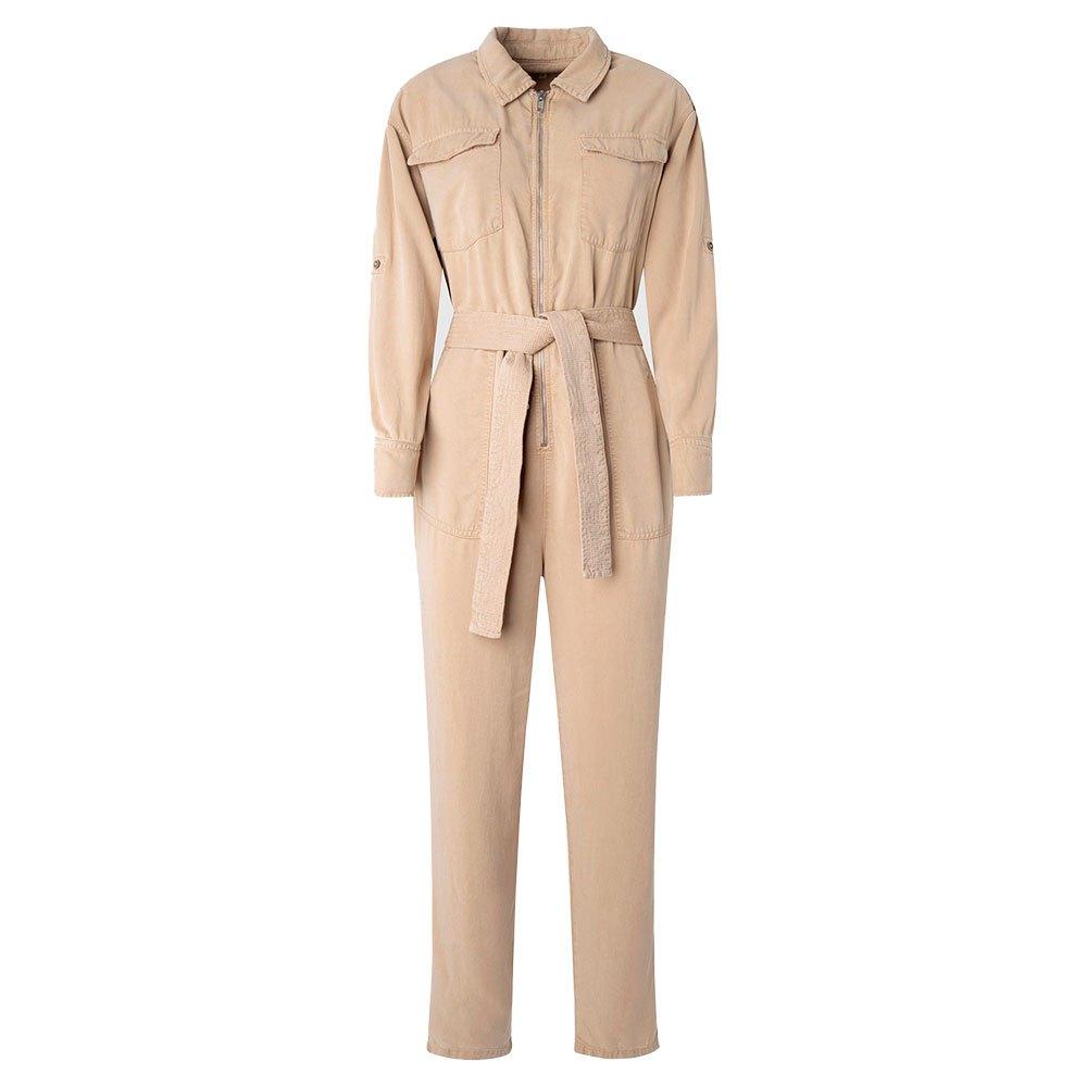 Pepe Jeans Oa Jumpsuit in Natural | Lyst