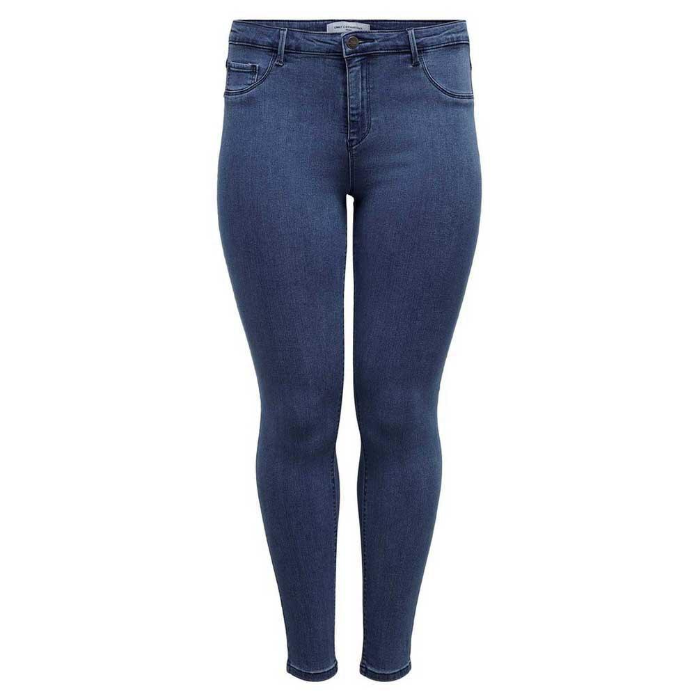 ONLY Thunder Push Up Regular Skinny Jeans in Blue | Lyst