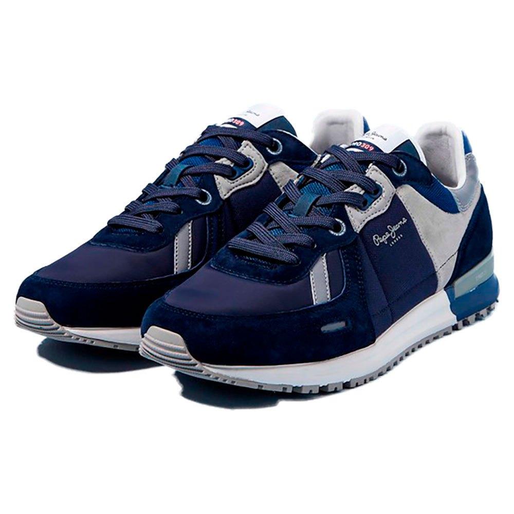 Pepe Jeans Denim Tinker Pro X309 Trainers in Navy (Blue) for Men | Lyst