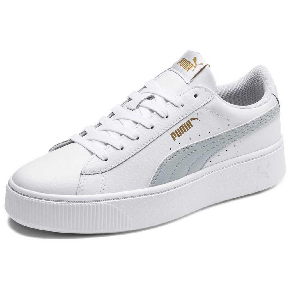 PUMA Vikky Stacked L in White | Lyst