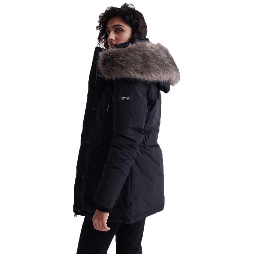 superdry premium down classics alps parka coat