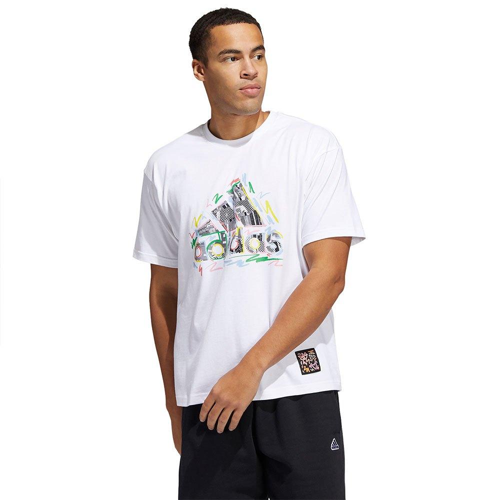 adidas Sportswear Pride Short Seeve T-shirt in White for Men | Lyst
