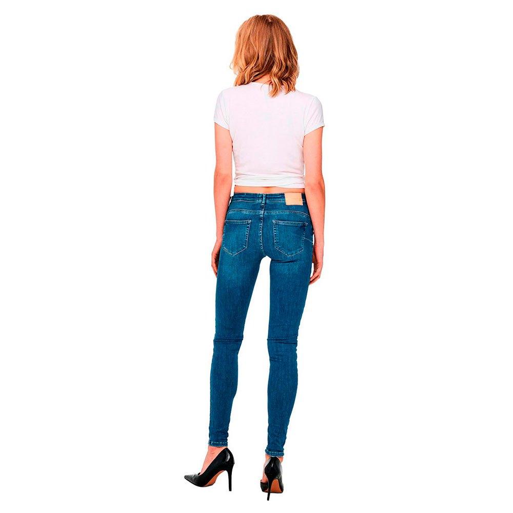 ONLY Push Shape Life Regular Skinny Azg682 Jeans in Blue | Lyst
