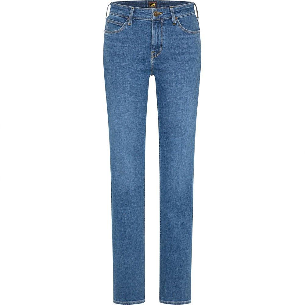 Lee Jeans Marion Straight Mid Jeans in Blue | Lyst