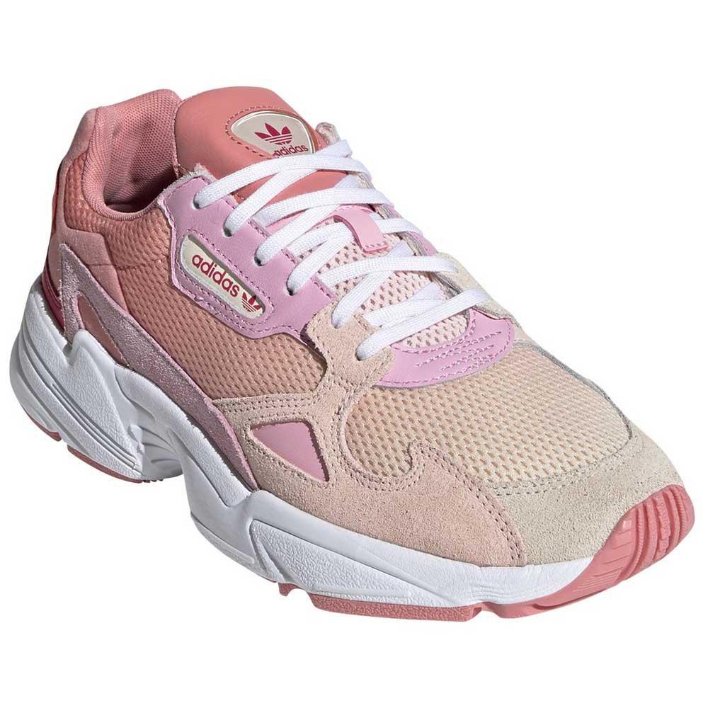 adidas Originals Leather Falcon in Pink - Save 55% | Lyst
