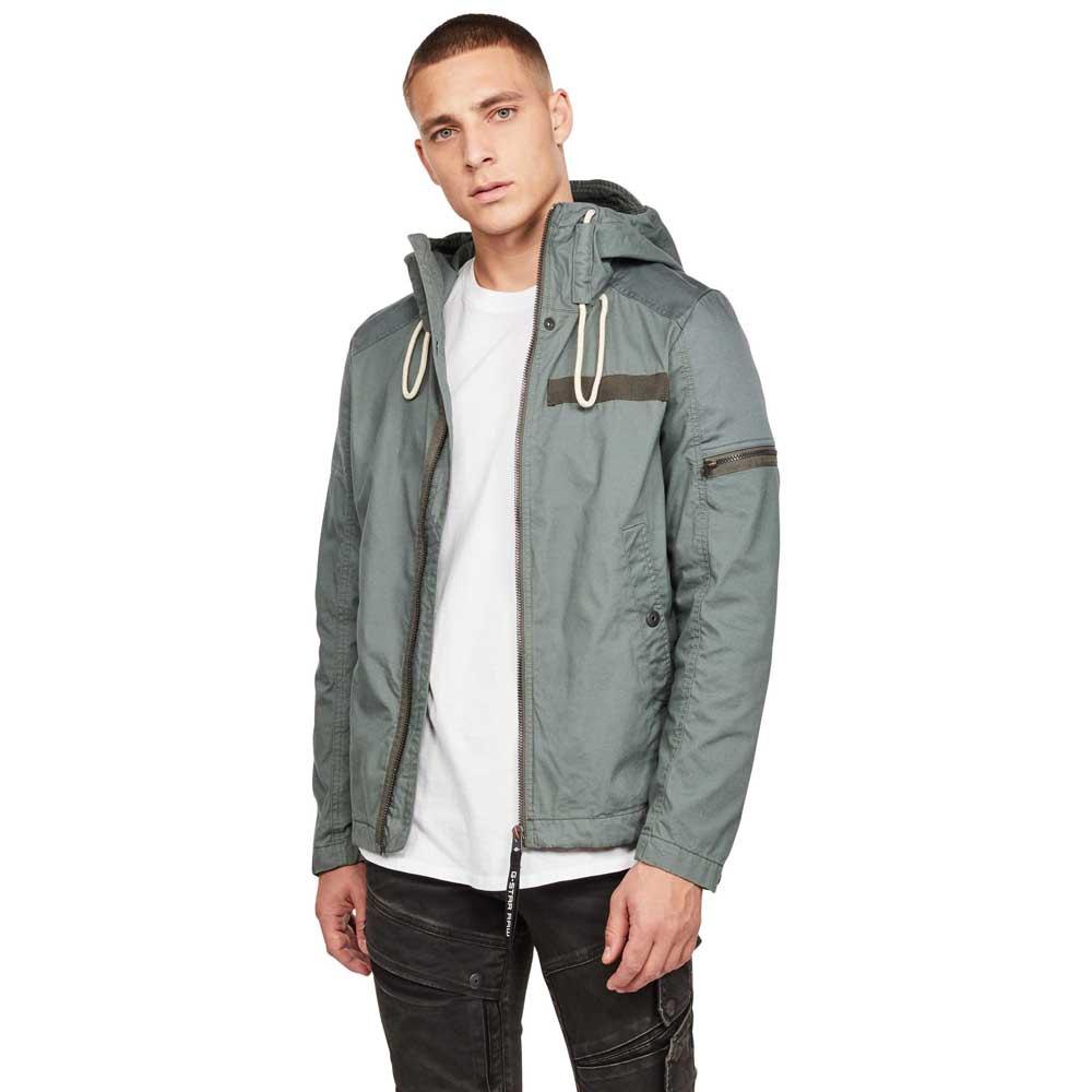 batt hooded overshirt