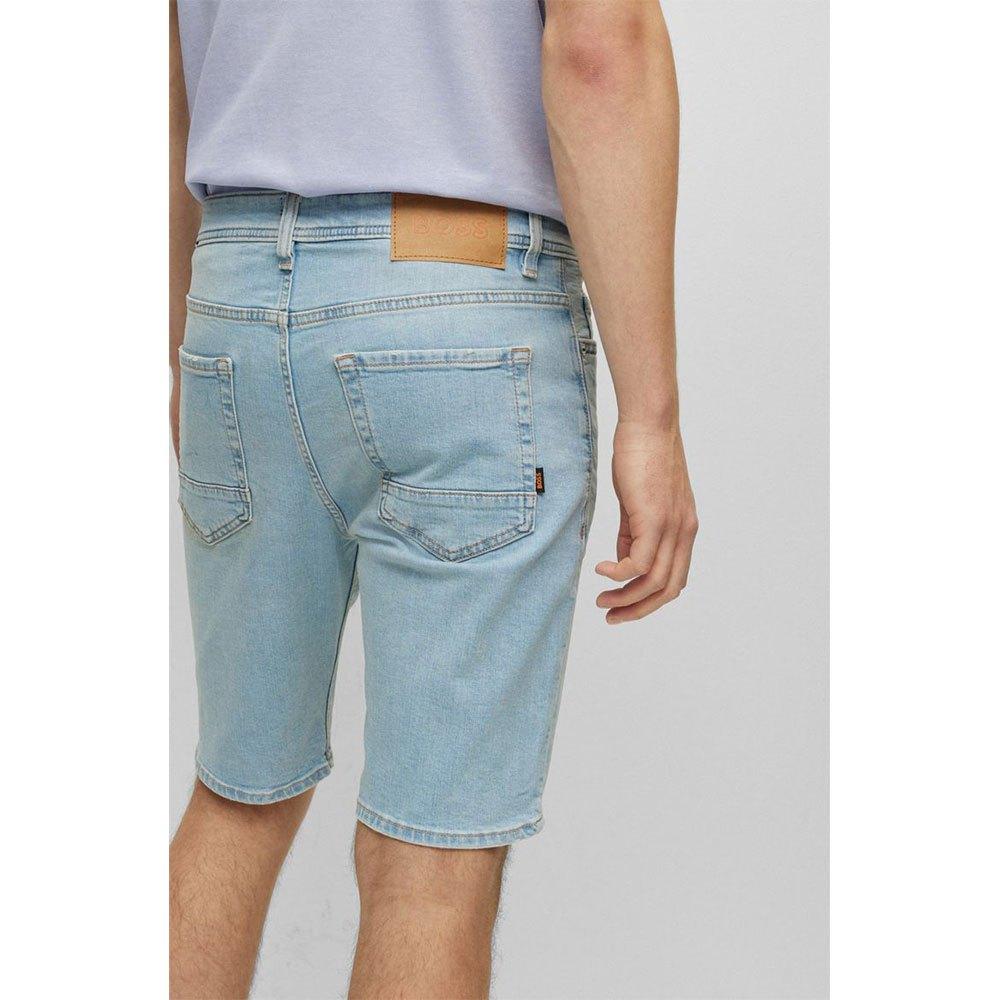 BOSS by HUGO BOSS Taber 102469 Tapered Fit Denim Shorts Man in Blue for Men  | Lyst
