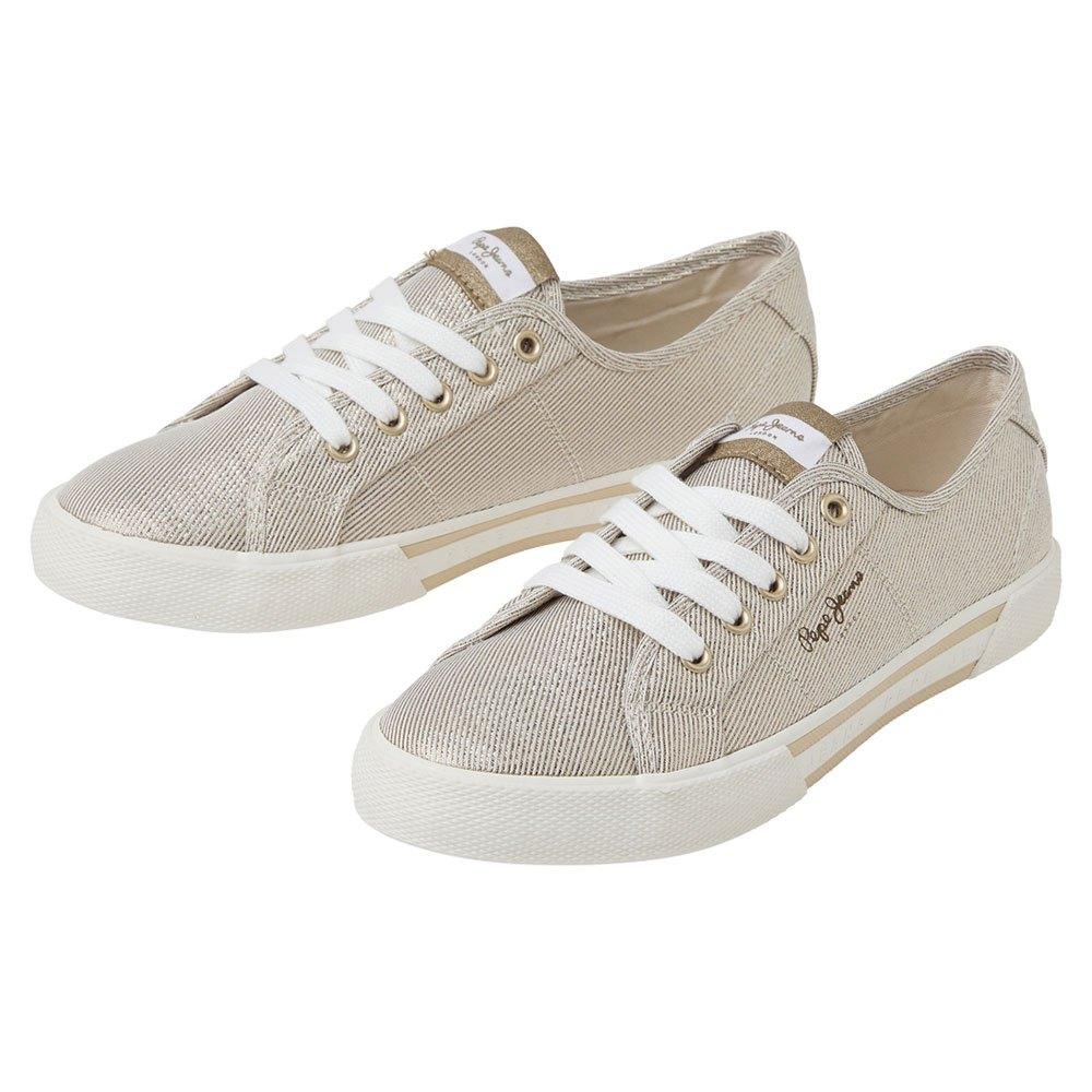 Pepe Jeans Brady Party Low Trainers in White | Lyst