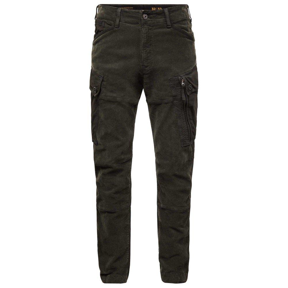 G-Star RAW Corduroy Roxic Straight Tapered Cargo in Green for Men - Lyst