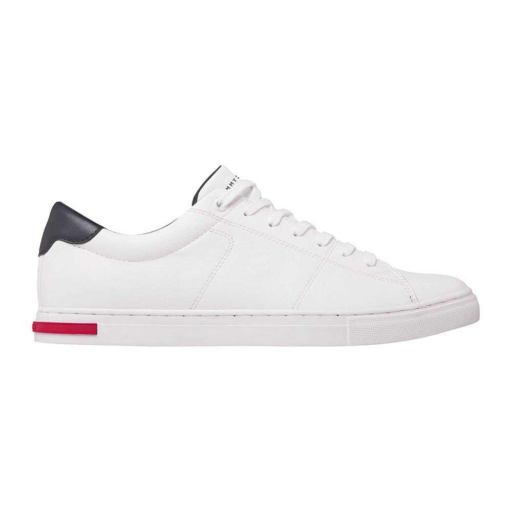 Tommy Hilfiger Essential Leather Detail Vulcanized Trainers Eu 39 Man in  White for Men | Lyst