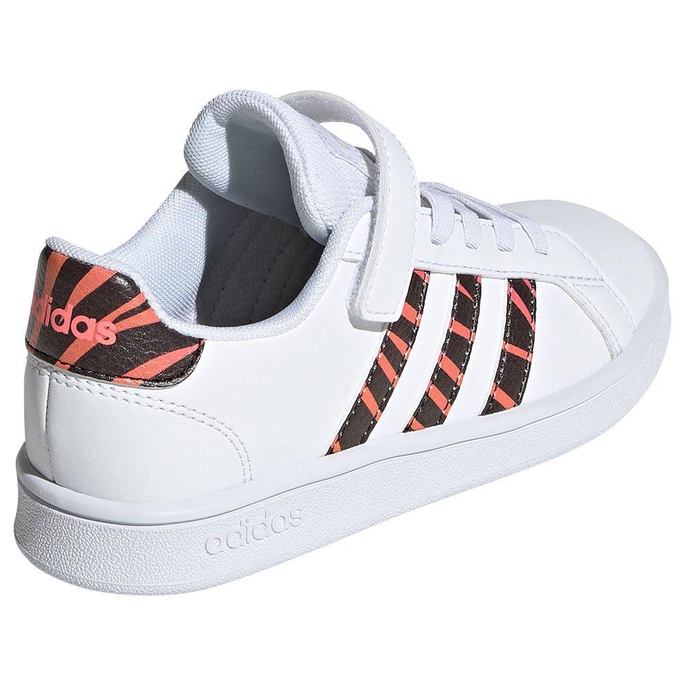 adidas Synthetic Grand Court El Trainers Child in White for Men | Lyst
