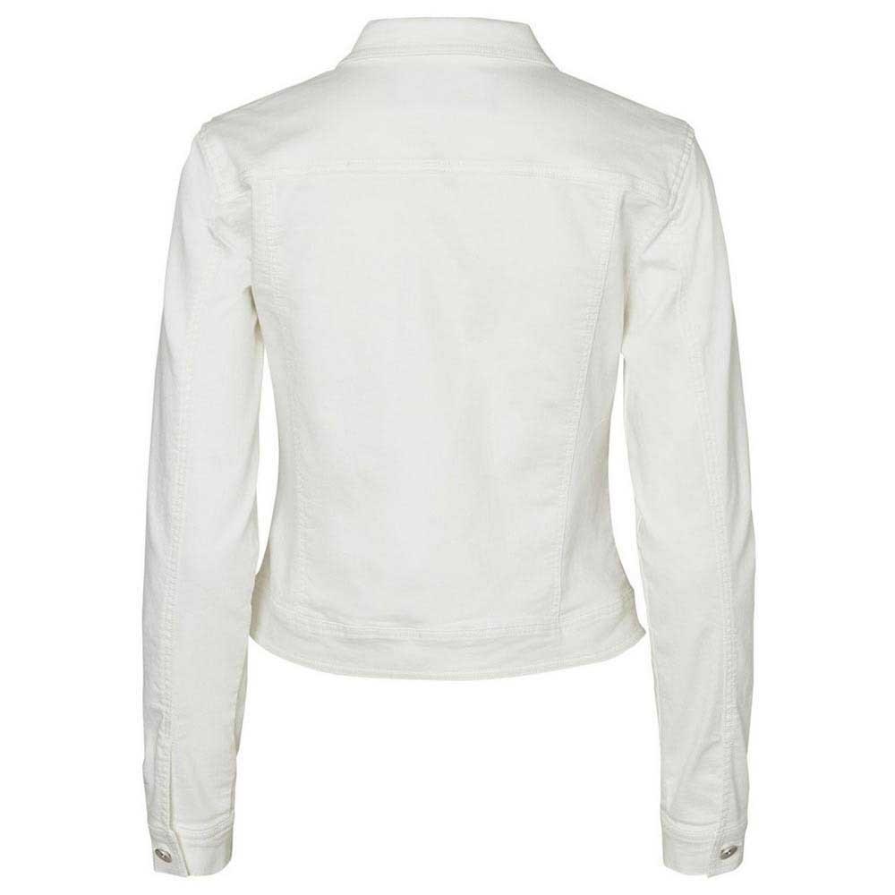 vero moda white denim jacket