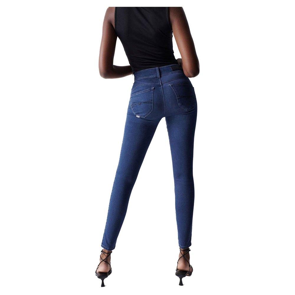 Salsa Jeans Secret Skinny Fit Jeans / Woman in Blue | Lyst