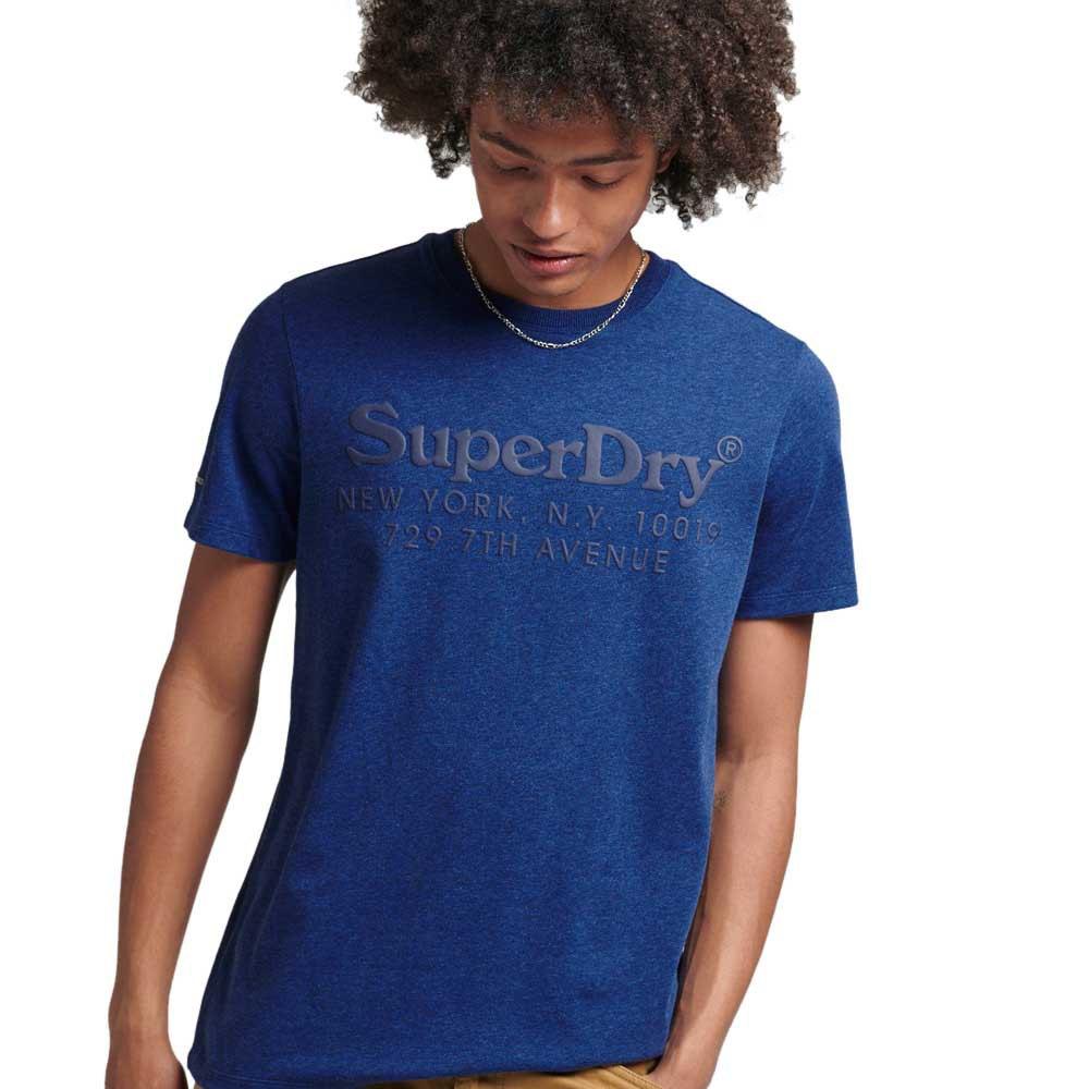 Superdry Vintage Venue Tonal T-shirt in Blue for Men | Lyst
