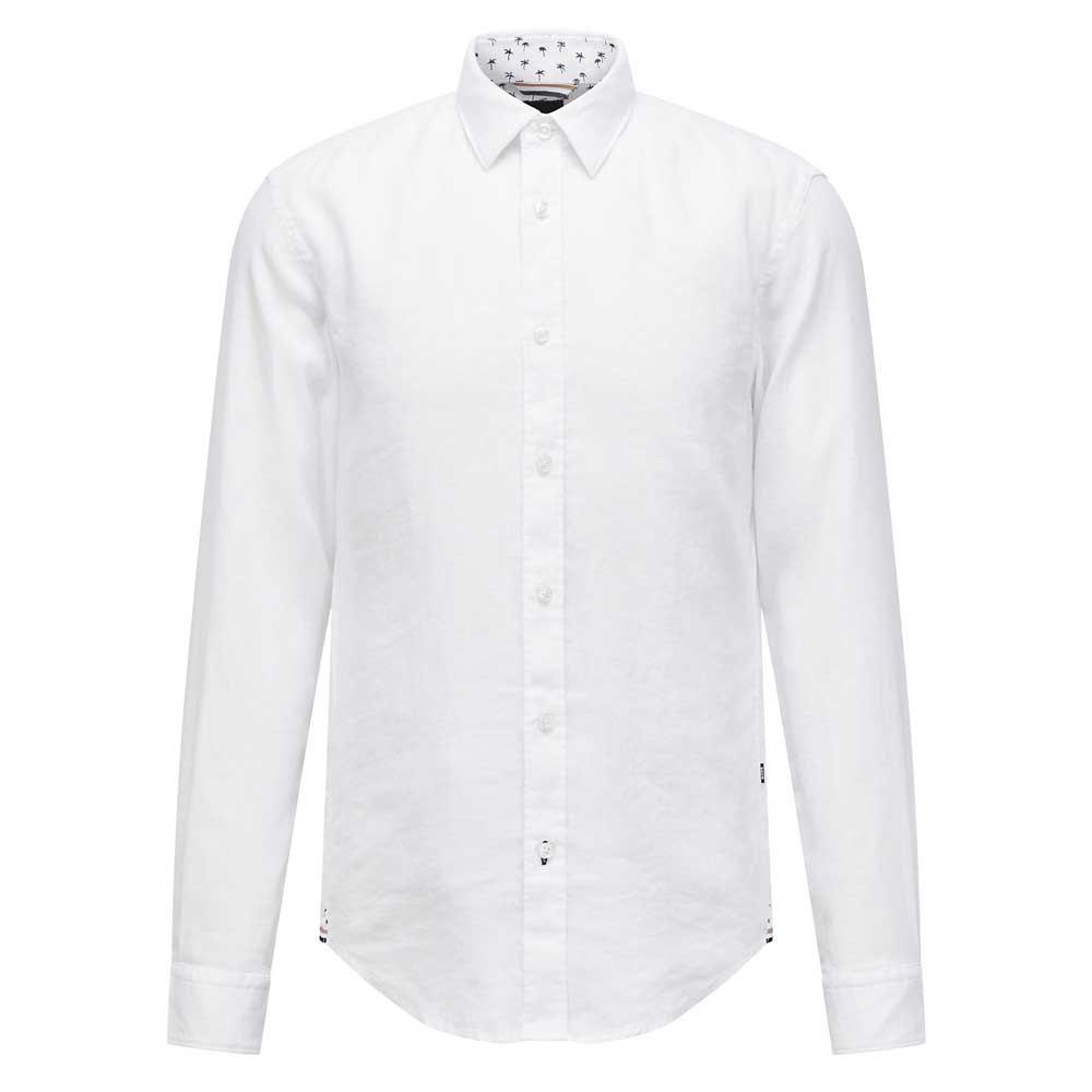 BOSS by HUGO BOSS Ronni 24 Shirt in White for Men Lyst