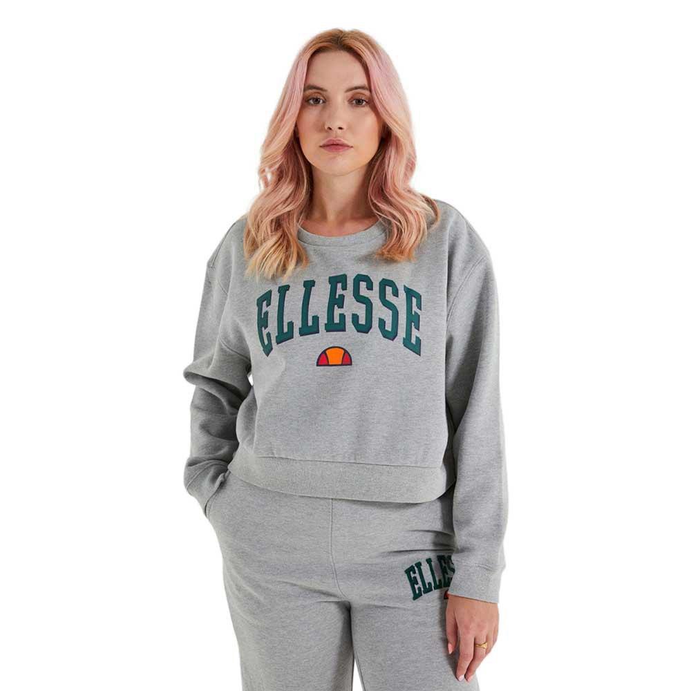 Ellesse Nester Crop Sweatshirt Woman in Gray | Lyst