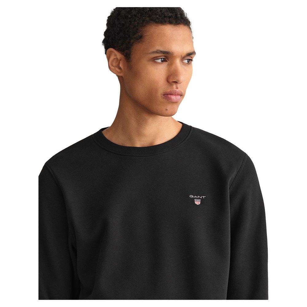 GANT Sweatshirt Original C-neck in Black for Men | Lyst