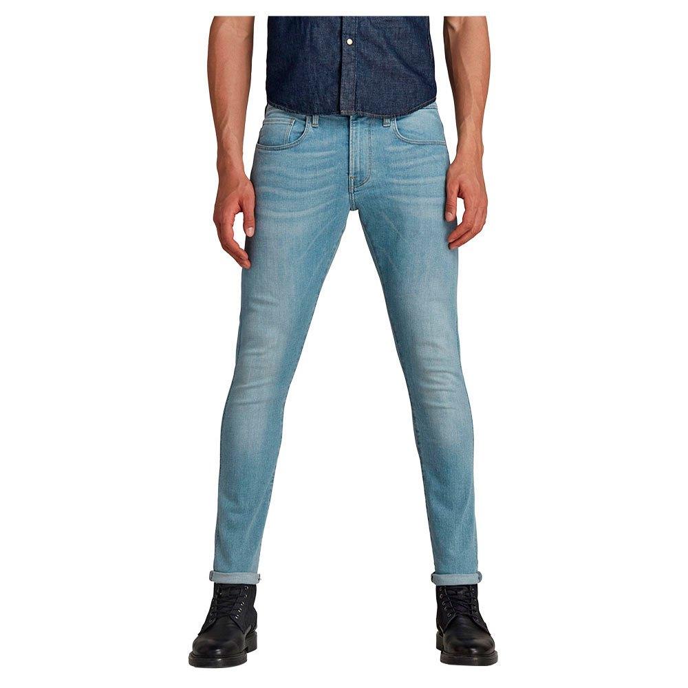 G-Star RAW 3302 Deconstructed Skinny Jeans in Blue for Men | Lyst