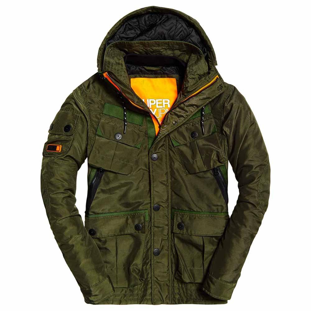 Superdry Icon Military Service Jacket in Olive Khaki (Green) for Men ...