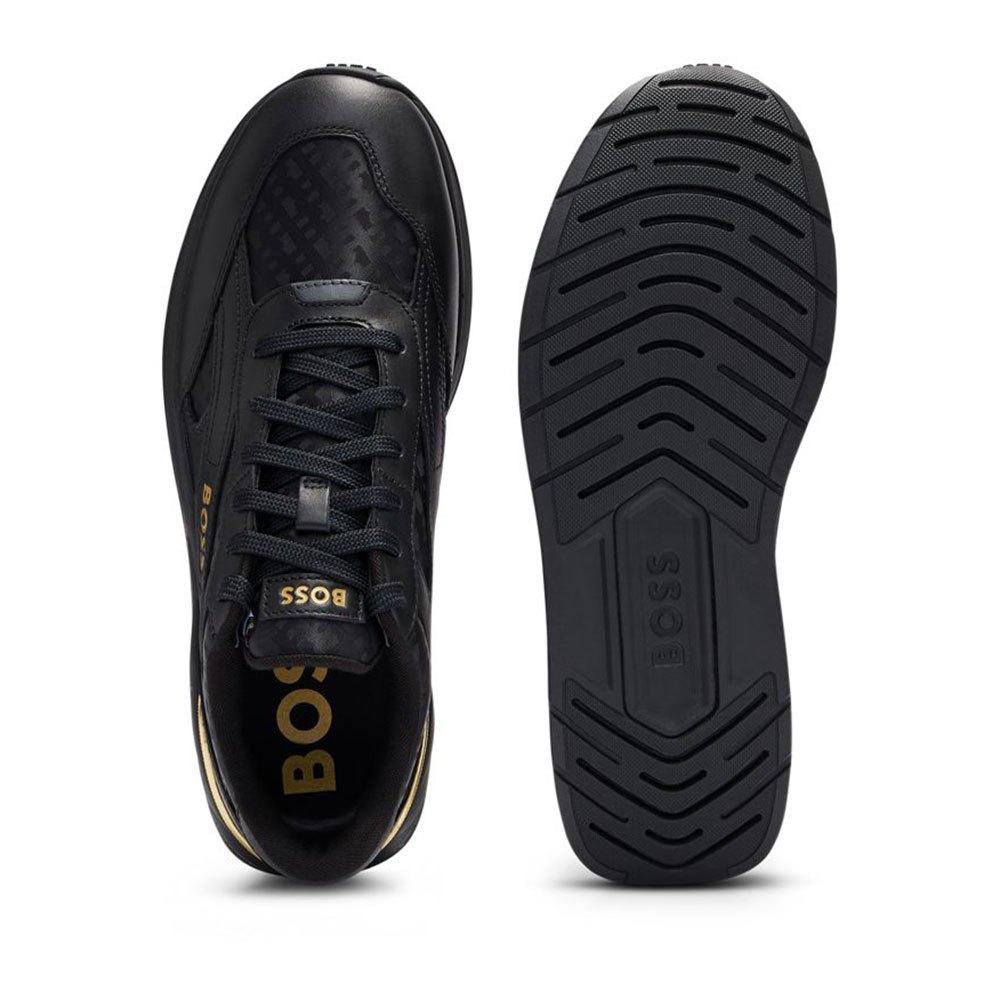 Leather mens top hugo boss trainers