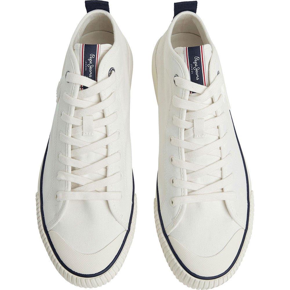 Pepe Jeans Industry Basic M Trainers in White for Men | Lyst