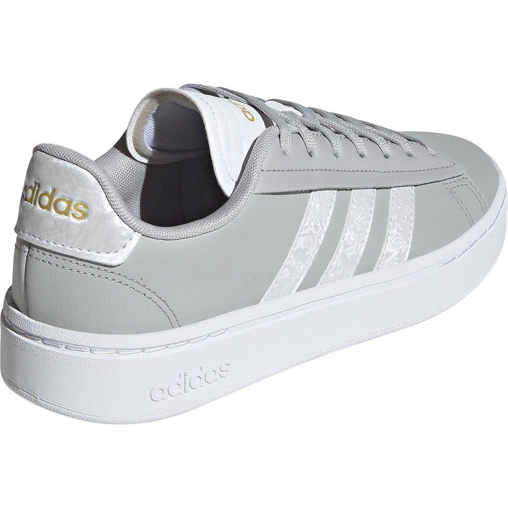 adidas Lace Grand Court Alpha Trainers in Gray | Lyst