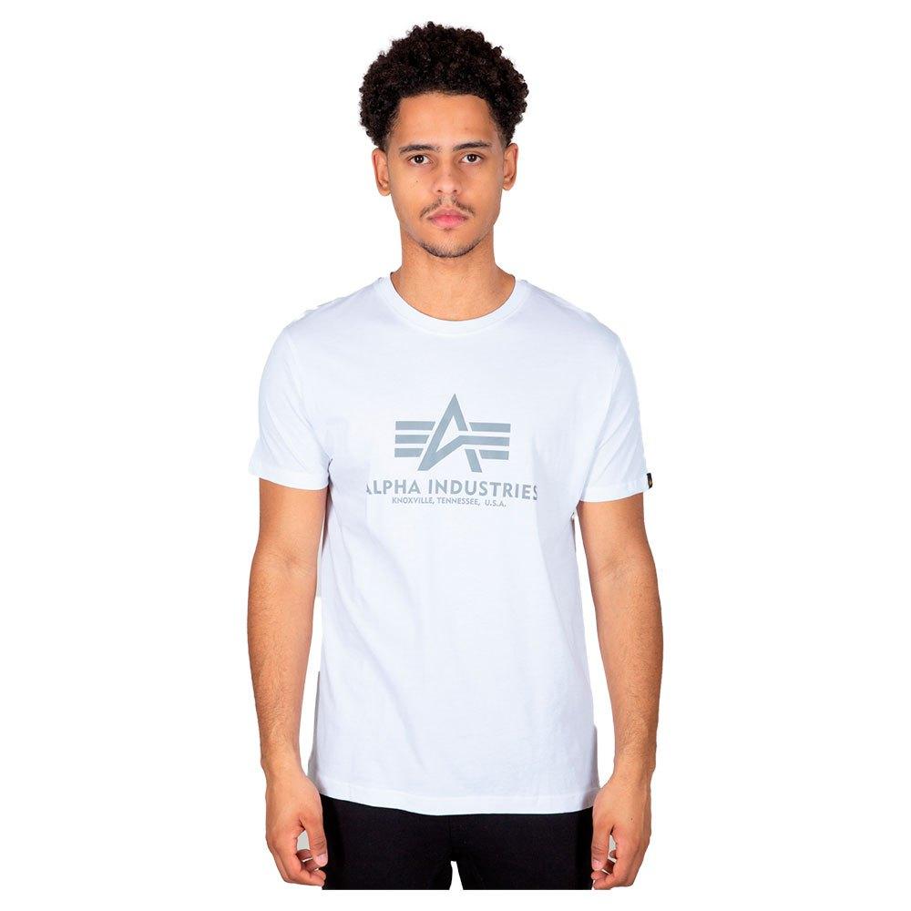 Alpha Industries Basic Short Sleeve T-shirt in White for Men | Lyst