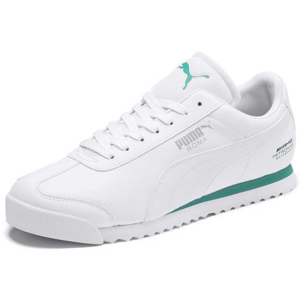 PUMA Synthetic Mercedes Amg Petronas Roma Sneakers in White for Men - Lyst