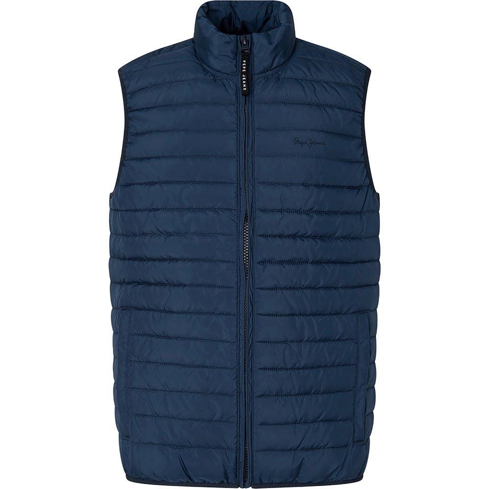 Pepe Jeans Connel Solid Vest in Blue | Lyst