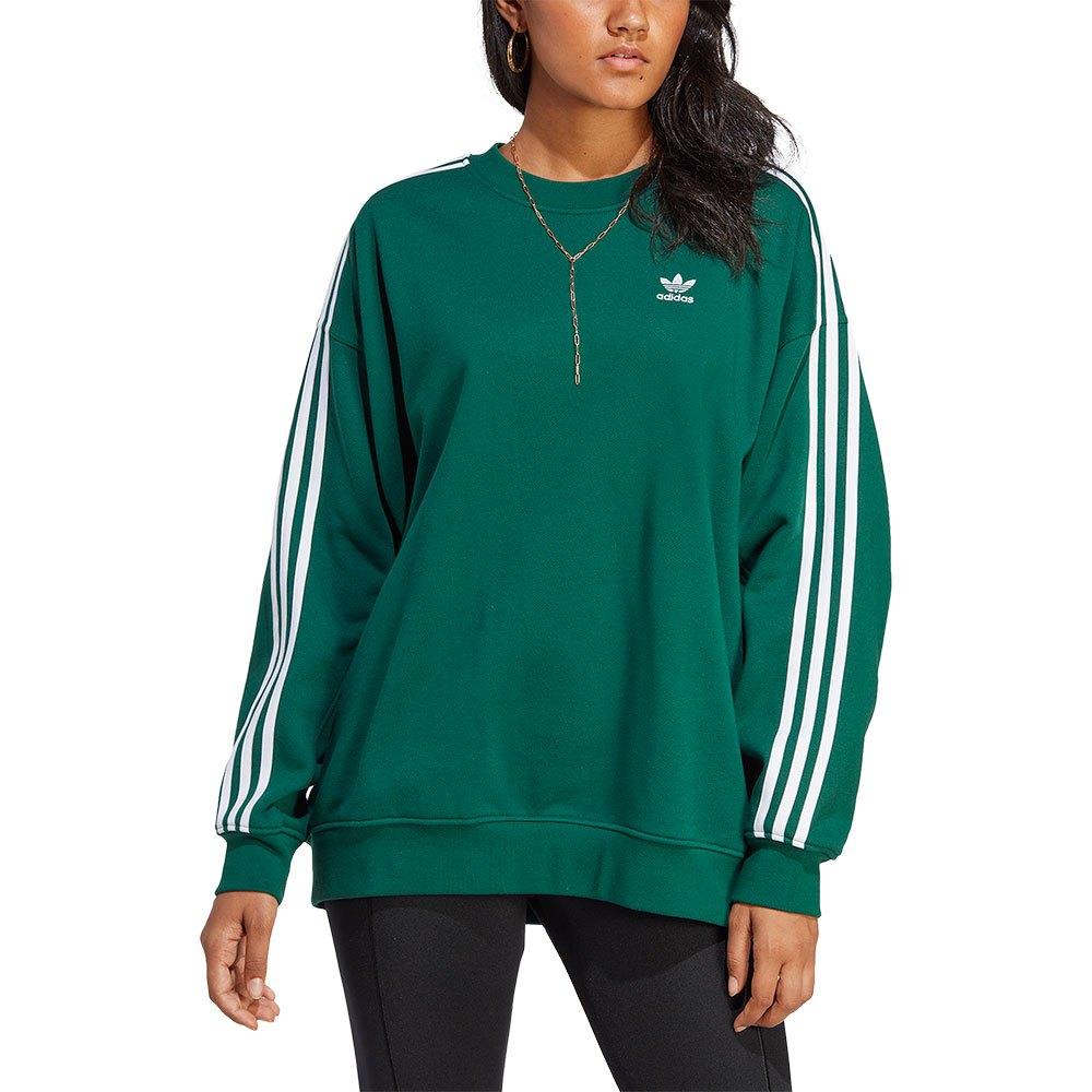 adidas Originals Adicolor Classics Oversized Sweatshirt in Green | Lyst