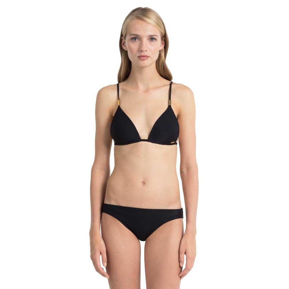Calvin Klein Synthetic Triangle Bikini Top - Core Solids in Black - Lyst