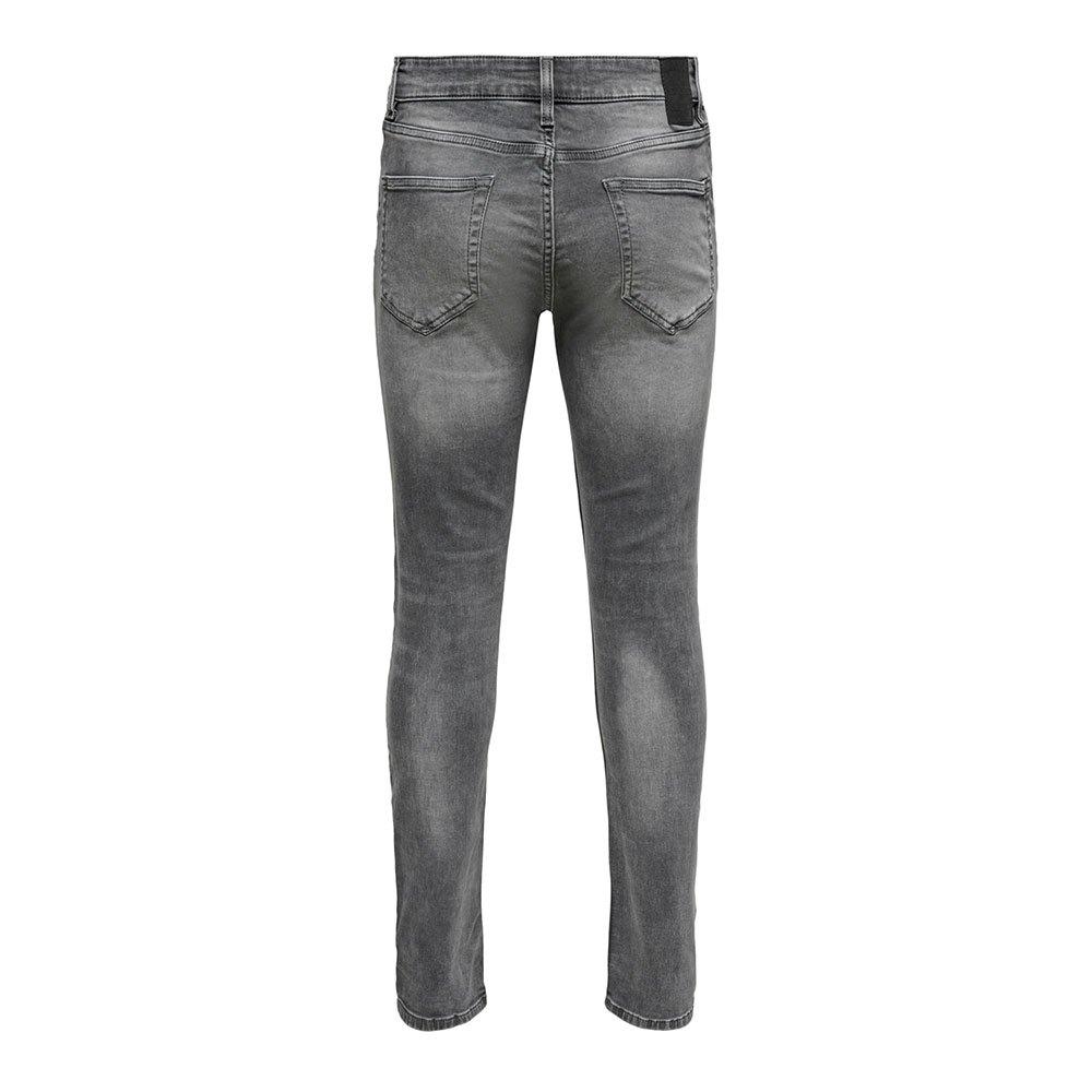 Stat Bytte enkel Only & Sons Loom Life Slim St 7104 Jeans in Gray for Men | Lyst