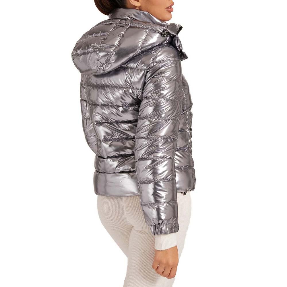 guess silver jacket