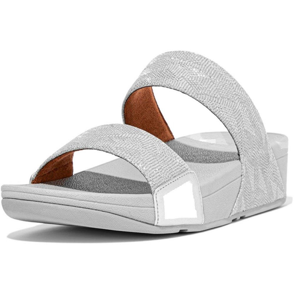 Fitflop Lulu Geo Glitz Sandals in Metallic | Lyst