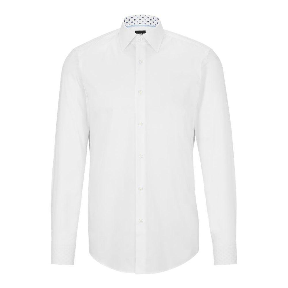 Farmakologi pensum Peck BOSS by HUGO BOSS Hank Kent C3 214 Long Sleeve Shirt Man in White for Men |  Lyst
