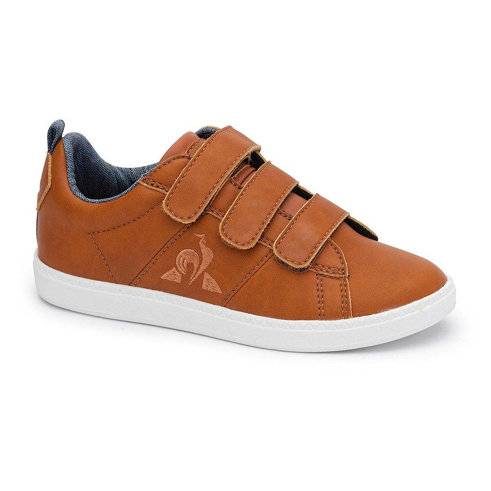 Le Coq Sportif Court Classic Ps Workwear Trainers in Brown for Men | Lyst