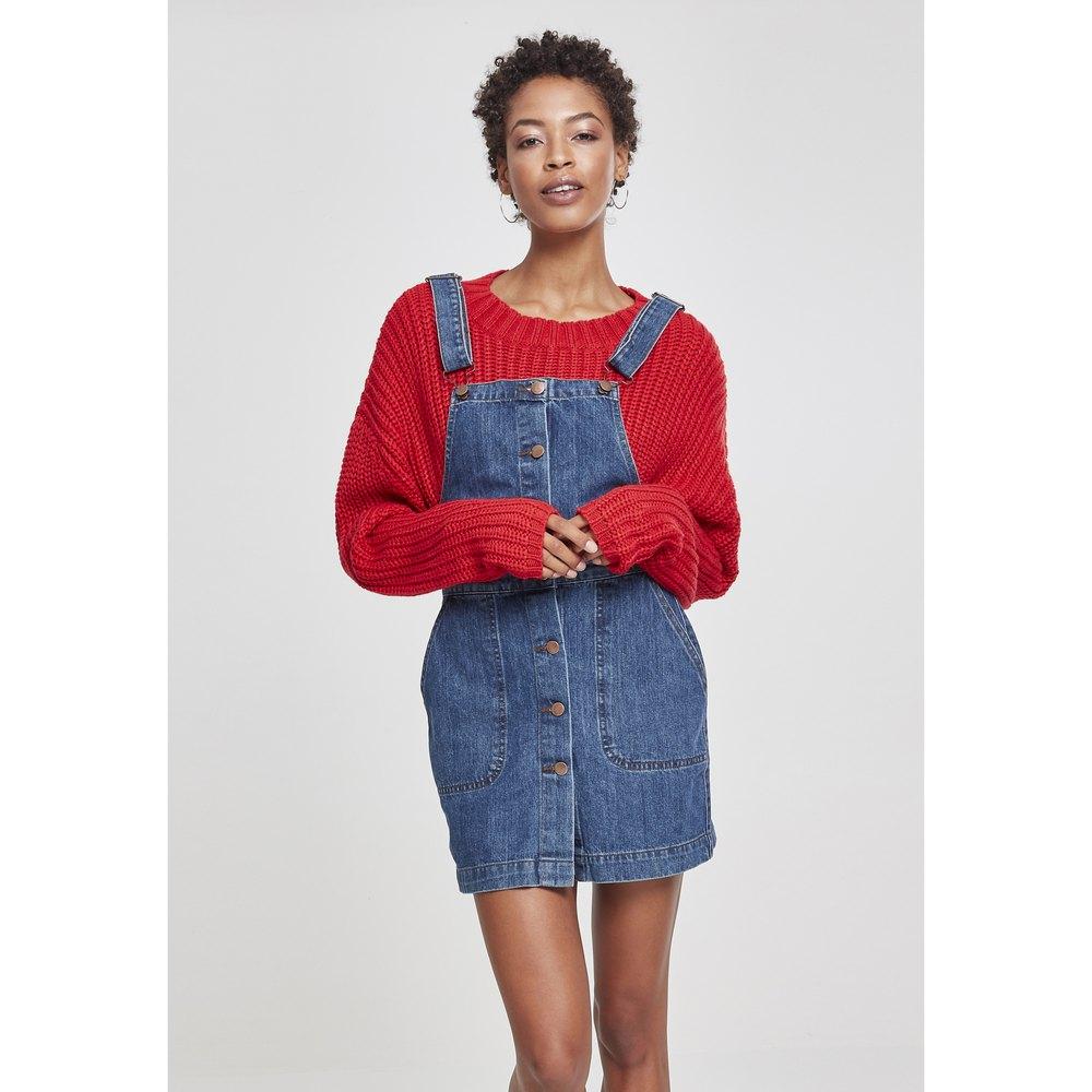 adjustable strap red long pinafore line dress 2731 adjustable strap red long pinafore line dress 2731