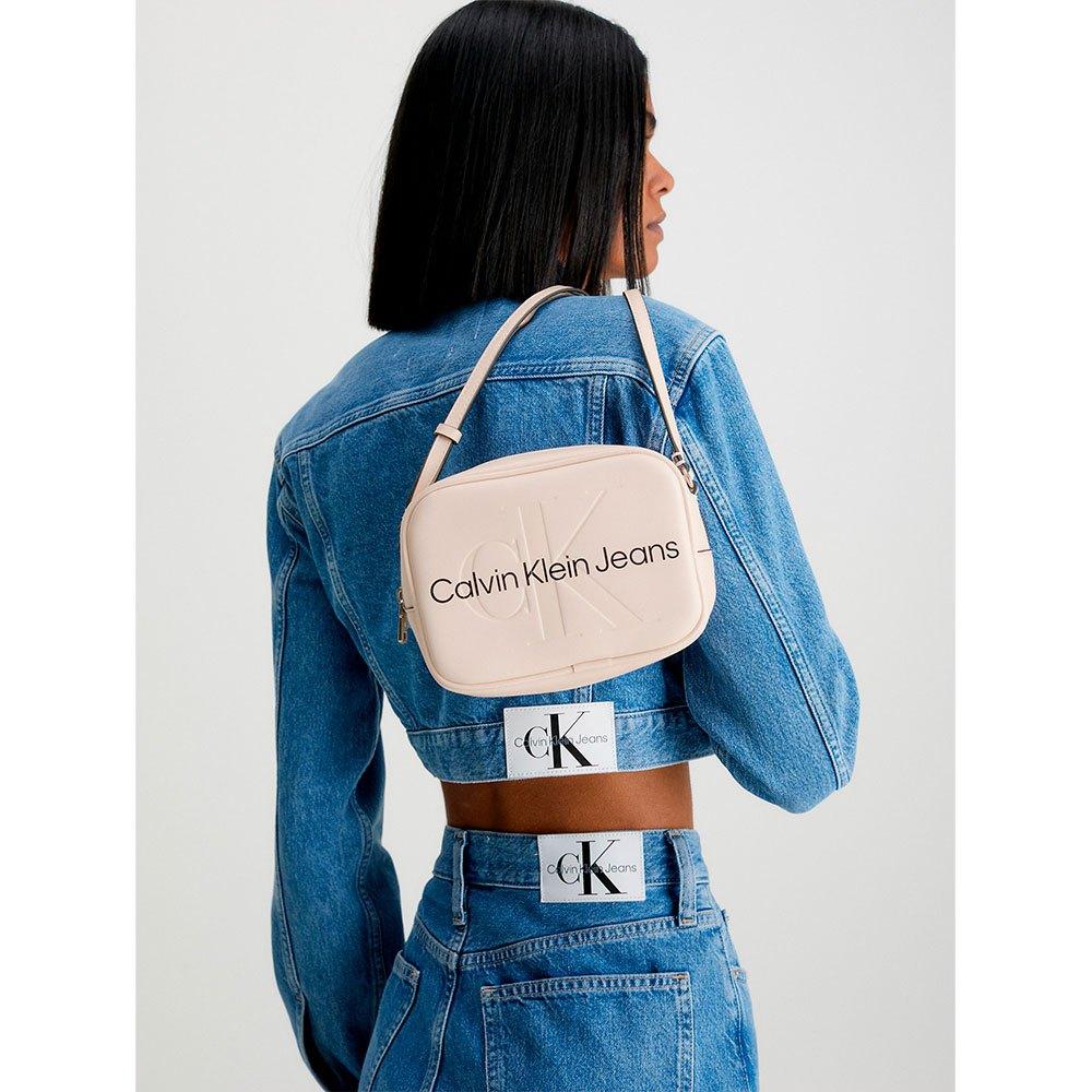 Calvin Klein Jeans SCULPTED CAMERA POUCH MONO - Across body bag