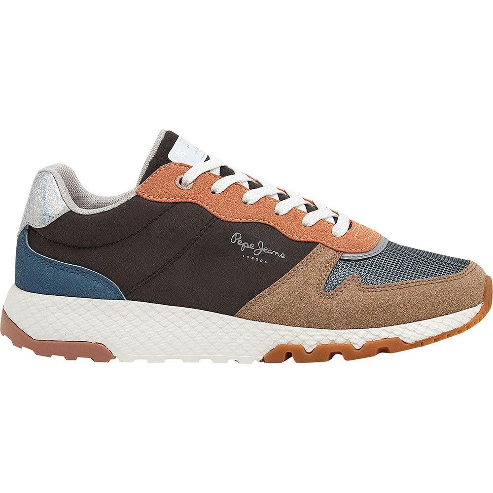 Pepe Jeans Koko Yto Trainers in Brown | Lyst