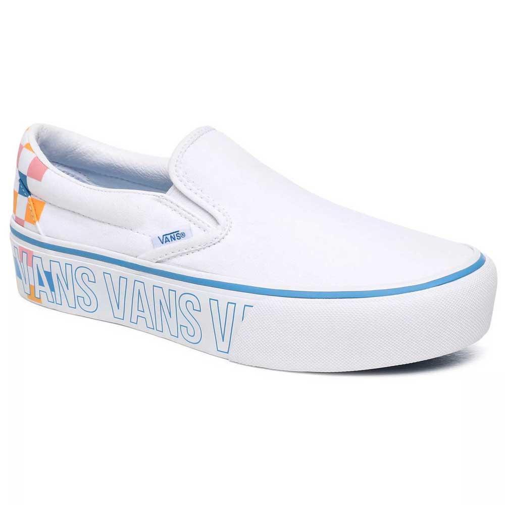 plain white canvas vans