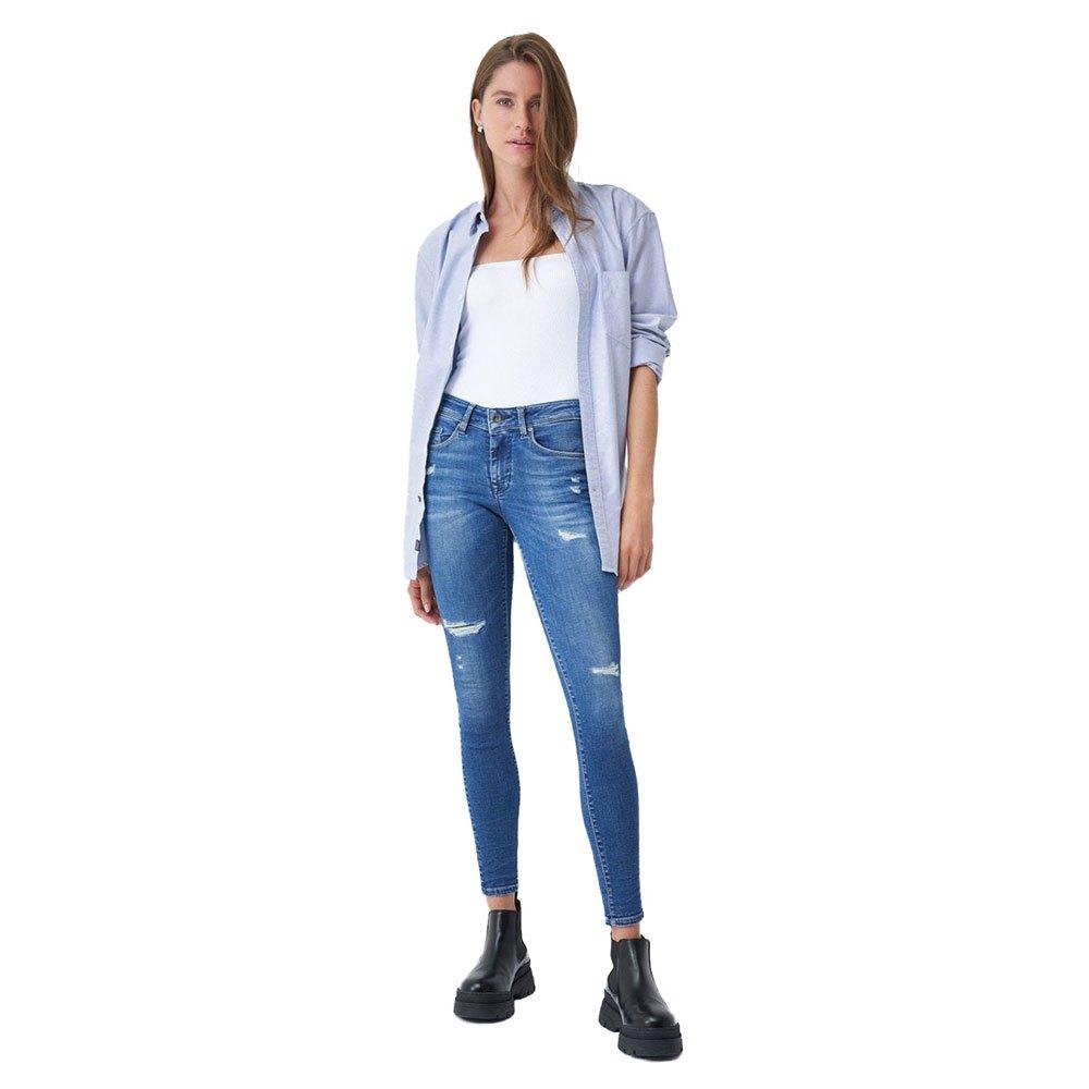 Salsa Jeans 1301-850 / Skinny Colette Tears Jeans in Blue | Lyst