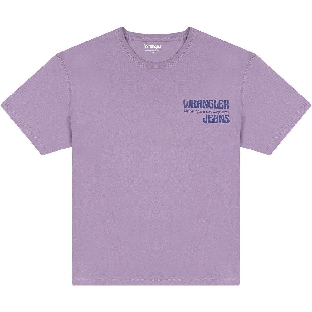 Wrangler Slogan Short Sleeve T-shirt in Purple for Men | Lyst